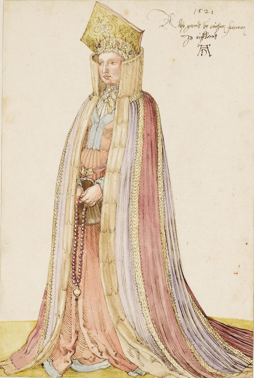 Livonian Lady, 1521. av Albrecht Dürer