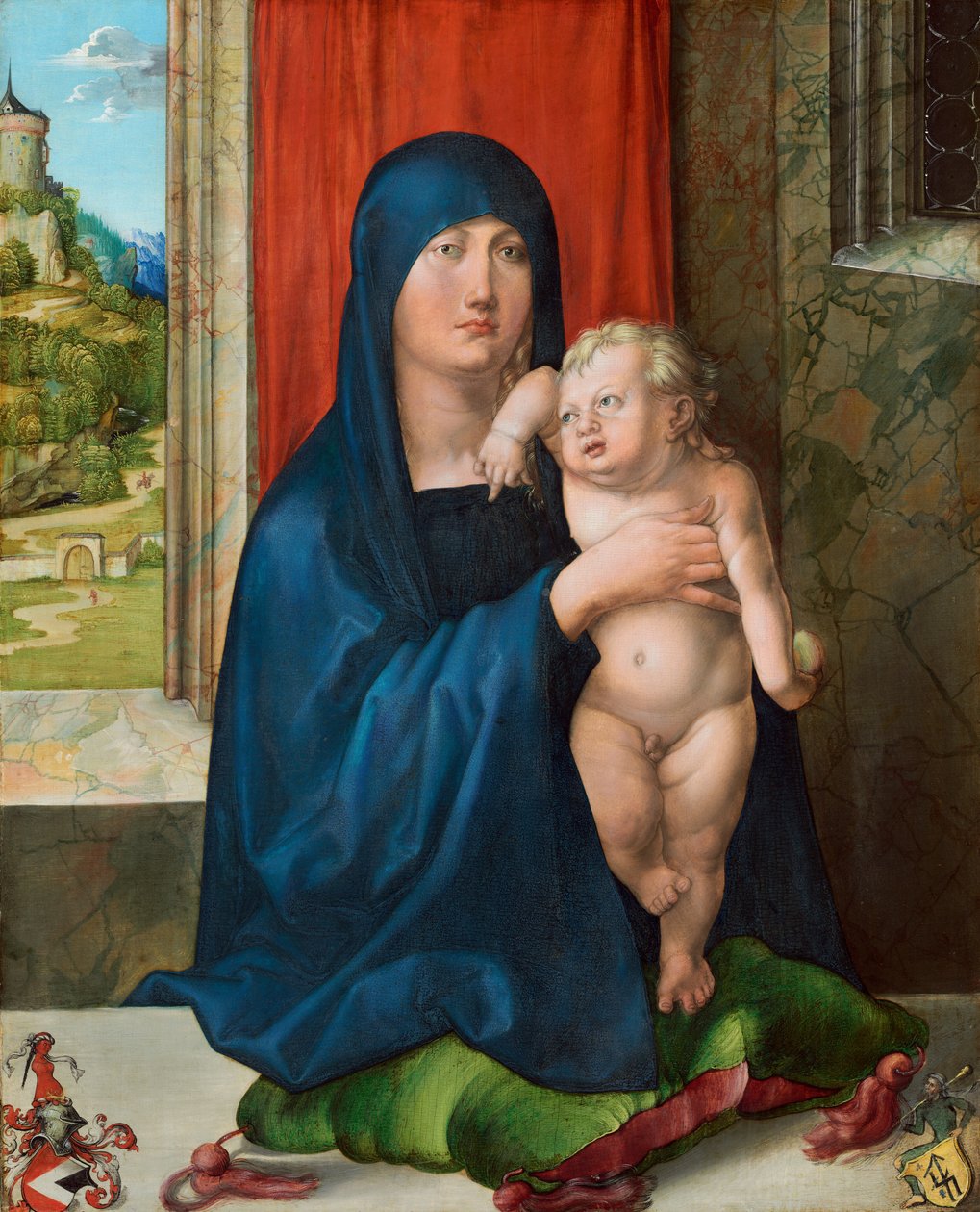 Madonna og barn [forside], ca. 14961499. av Albrecht Dürer