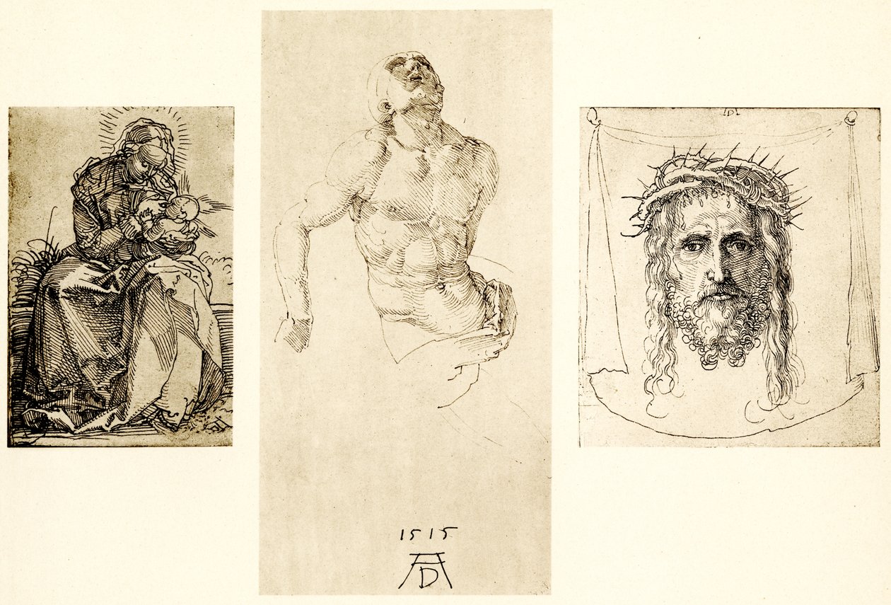 Maria på gressbredden av Albrecht Dürer