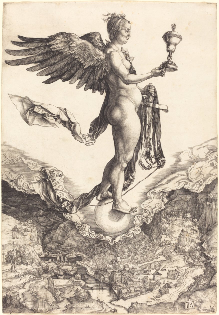 Nemesis (The Great Fortune) av Albrecht Dürer