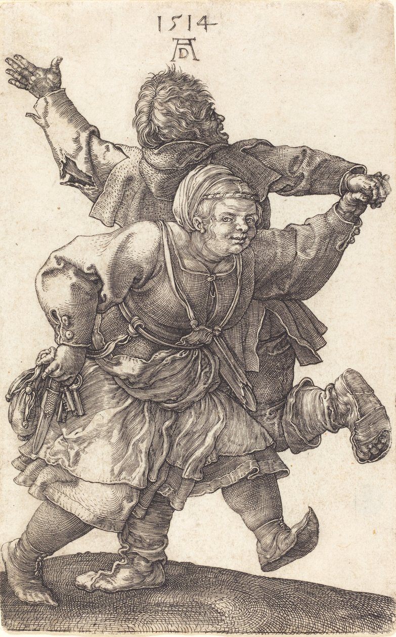 Bondepar danser, 1514. av Albrecht Dürer