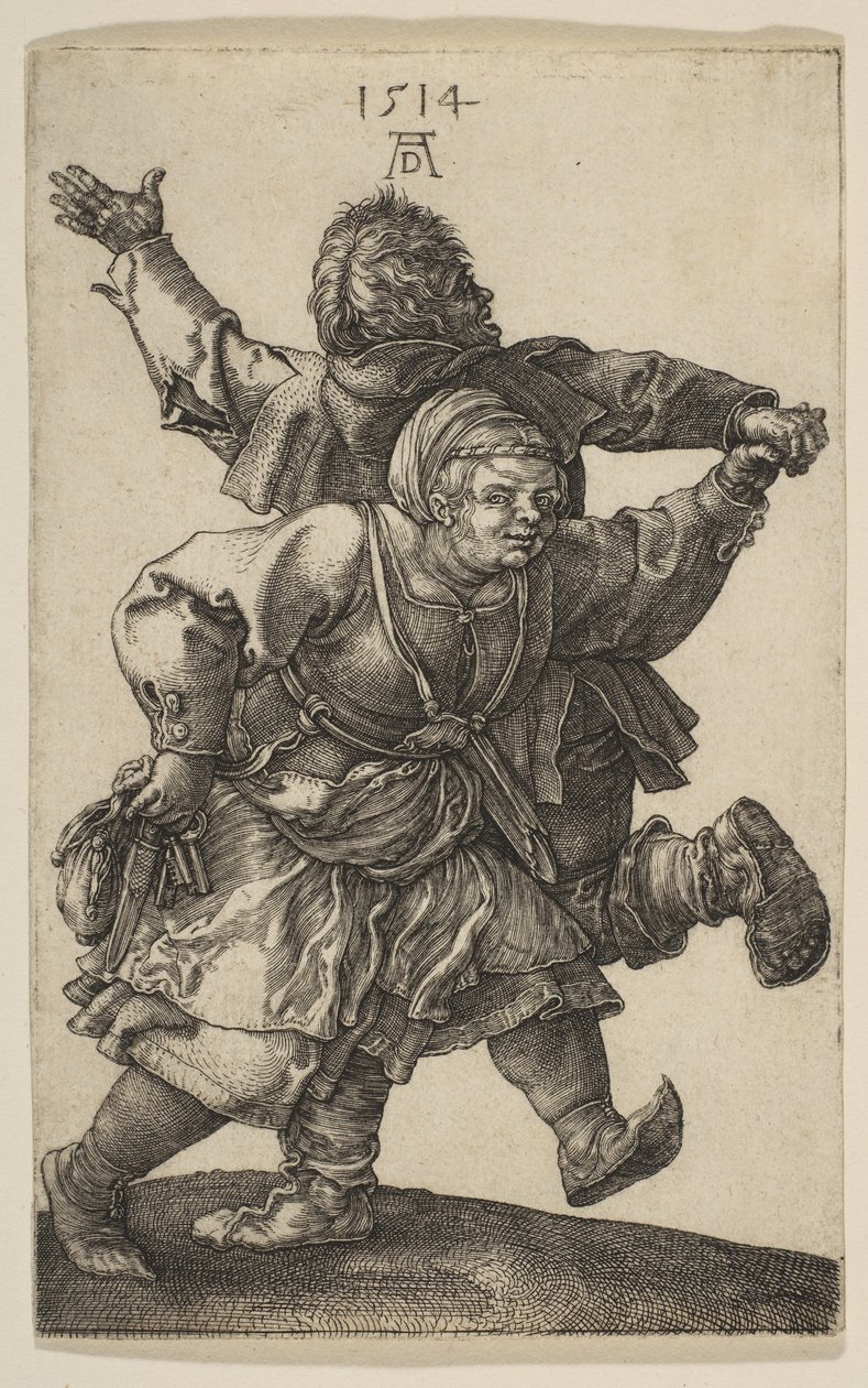 Bondepar danser, 1514. av Albrecht Dürer