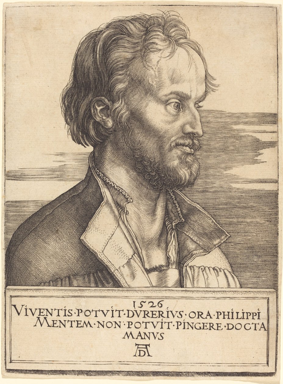 Philip Melanchthon av Albrecht Dürer