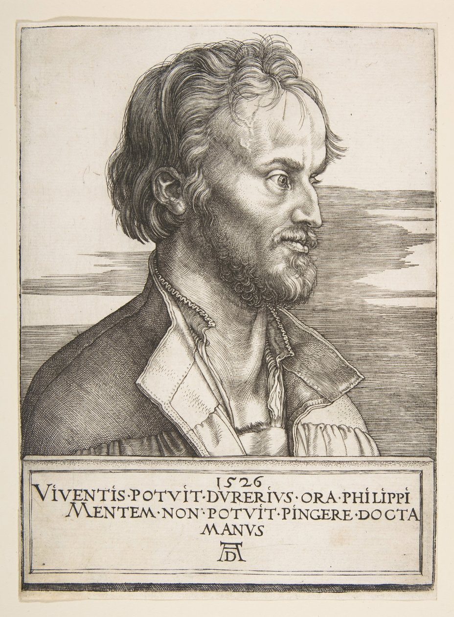 Philip Melanchthon, 1526. av Albrecht Dürer