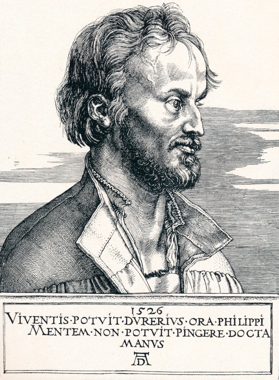 Philip Melanchthon, 1526 1906. av Albrecht Dürer