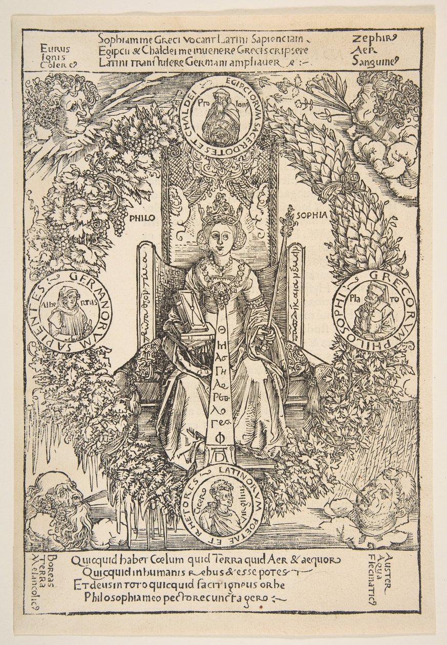 Filosofi.n.d. av Albrecht Dürer
