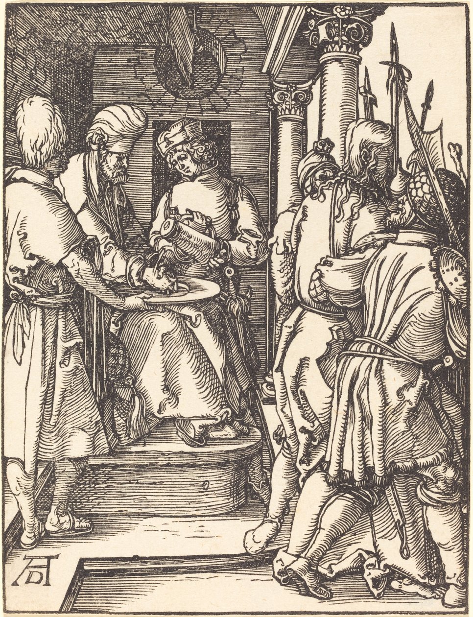 Pilatus vasker hendene av Albrecht Dürer