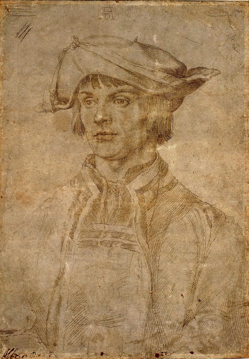 Portrett av Lucas van Leyden, 1521. av Albrecht Dürer