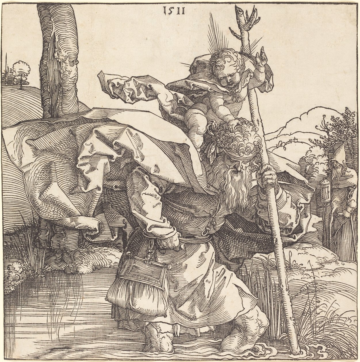 Den hellige Christopher av Albrecht Dürer