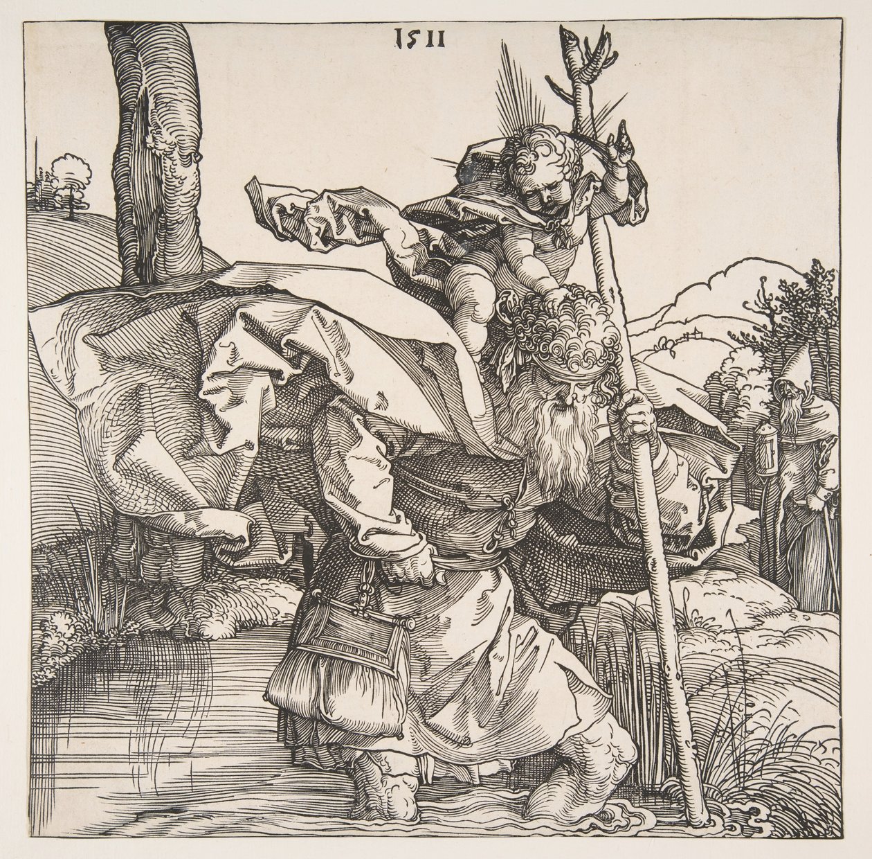 Saint Christopher, 1511. av Albrecht Dürer
