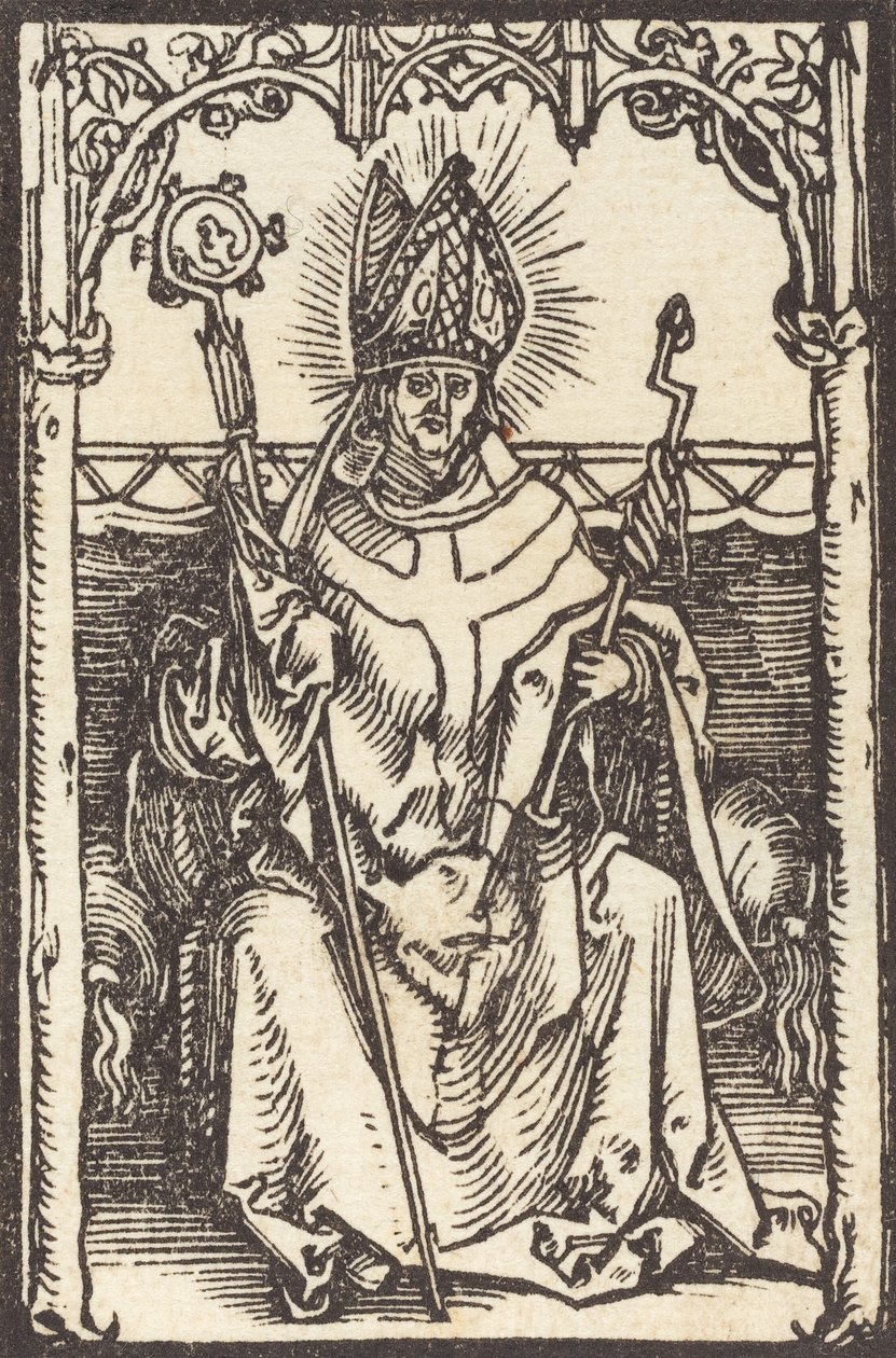 Den hellige Erasmus, ca. 1500. av Albrecht Dürer