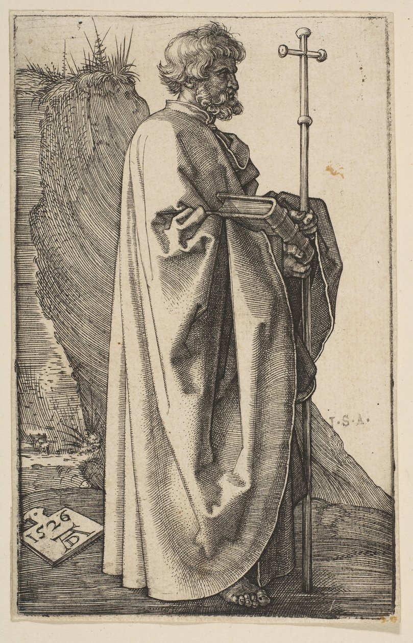 Saint Philip, 15231526. av Albrecht Dürer