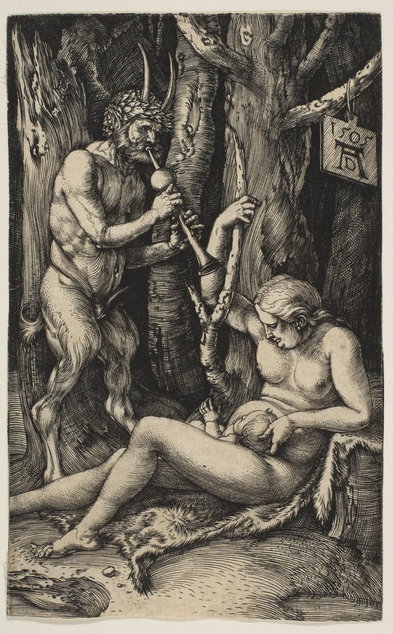 Satyr-familien, 1505. av Albrecht Dürer