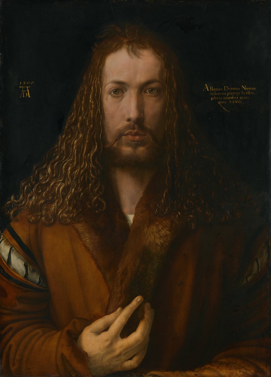 Selvportrett i et pelsskjørt, 1500. av Albrecht Dürer
