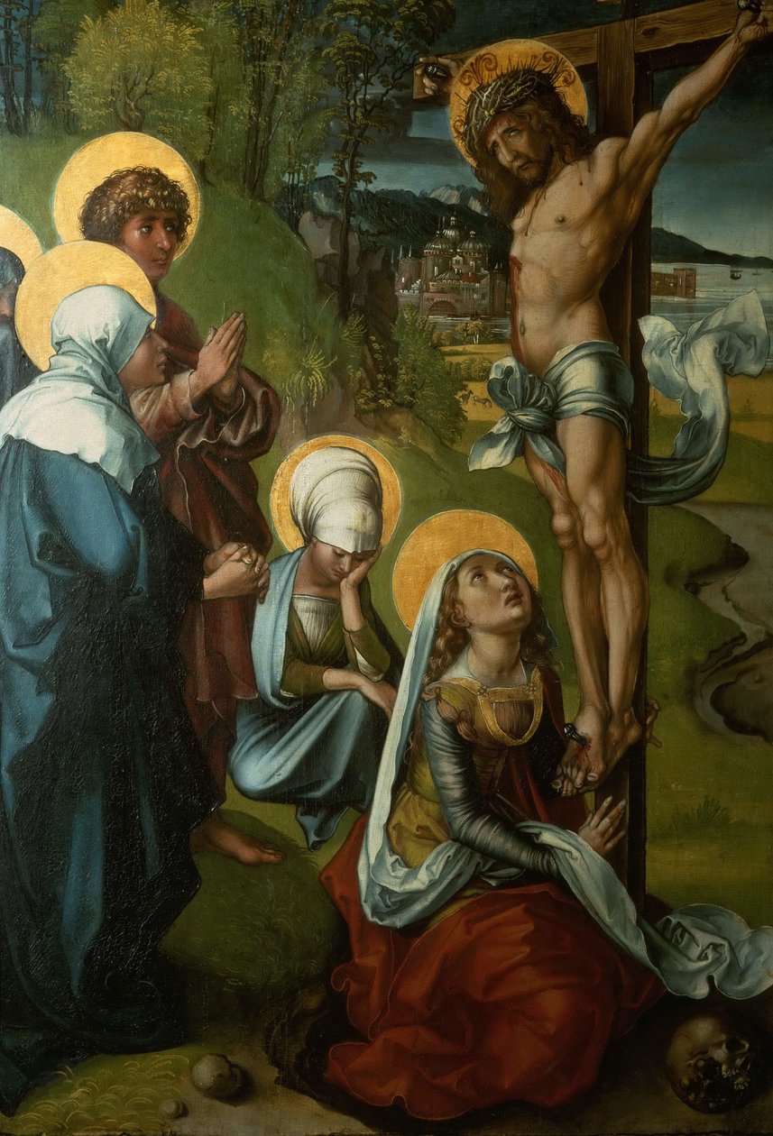 Seven Sorrows Polyptych Crucifixion, 1495-1496. av Albrecht Dürer