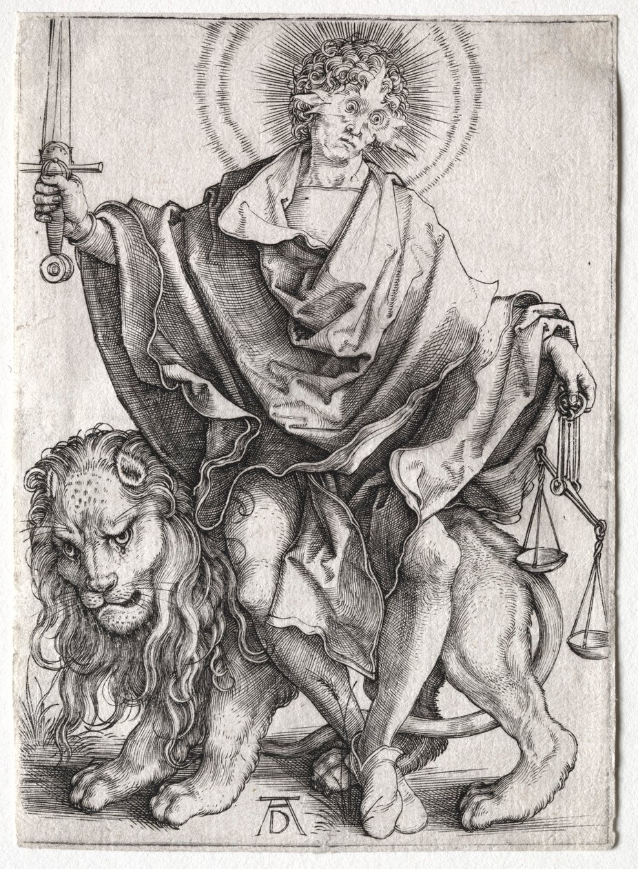 Rettferdighetens sønn, ca. 1500. av Albrecht Dürer