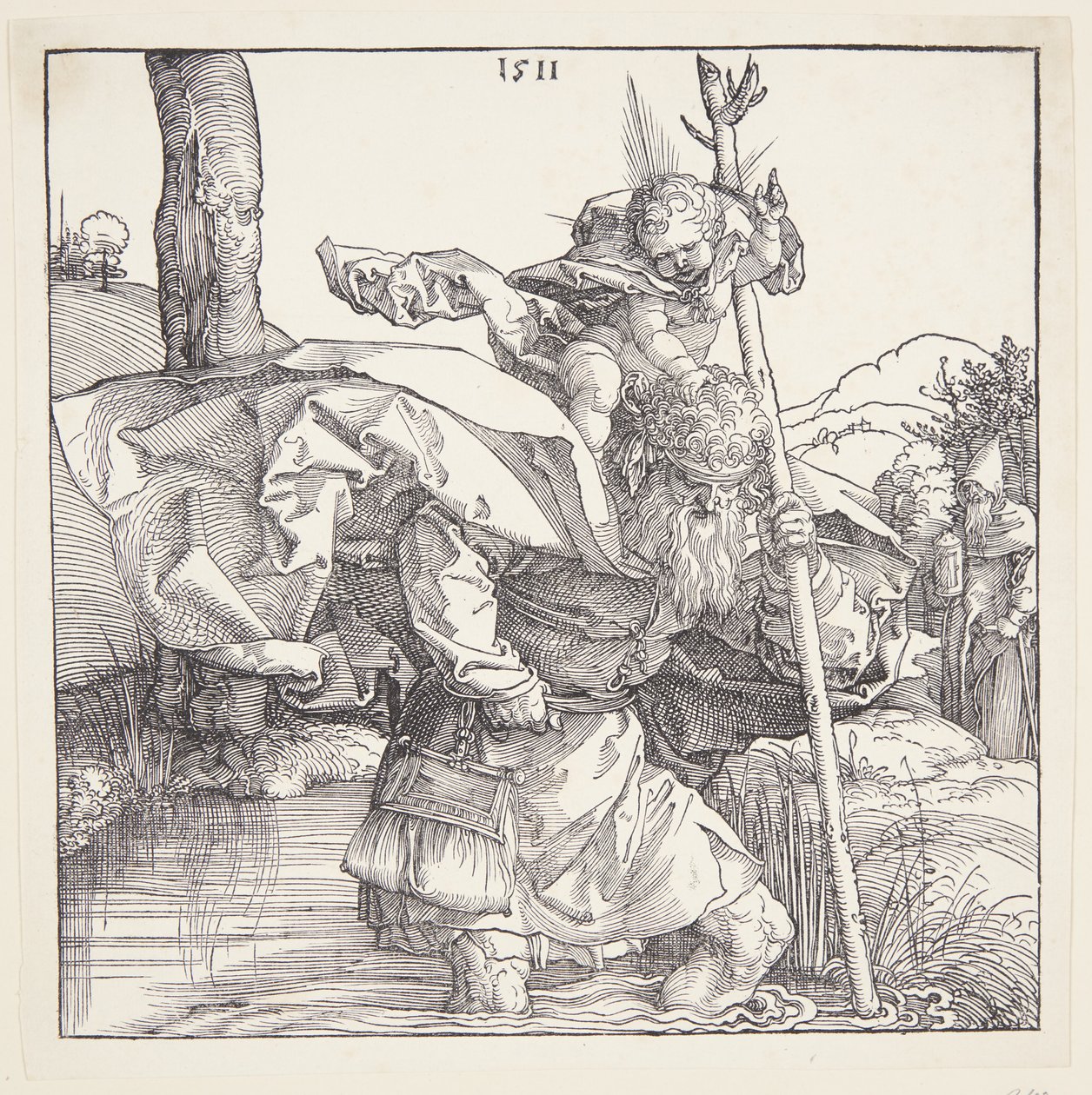 St. Christopher av Albrecht Dürer