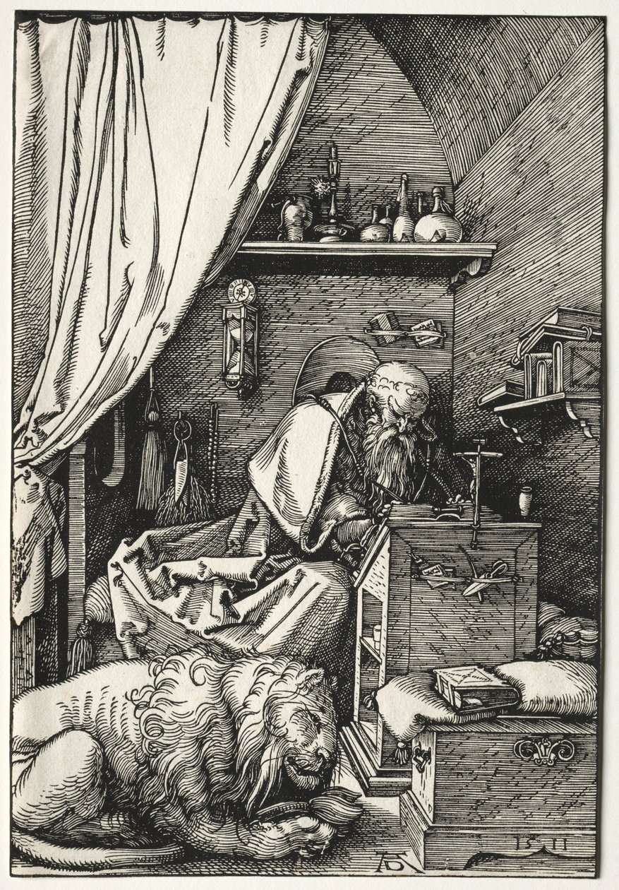 St. Hieronymus i hans celle, 1511. av Albrecht Dürer