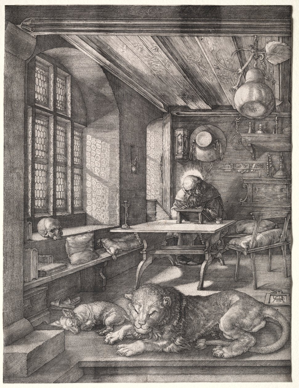 St. Hieronymus i hans studie, 1514. av Albrecht Dürer