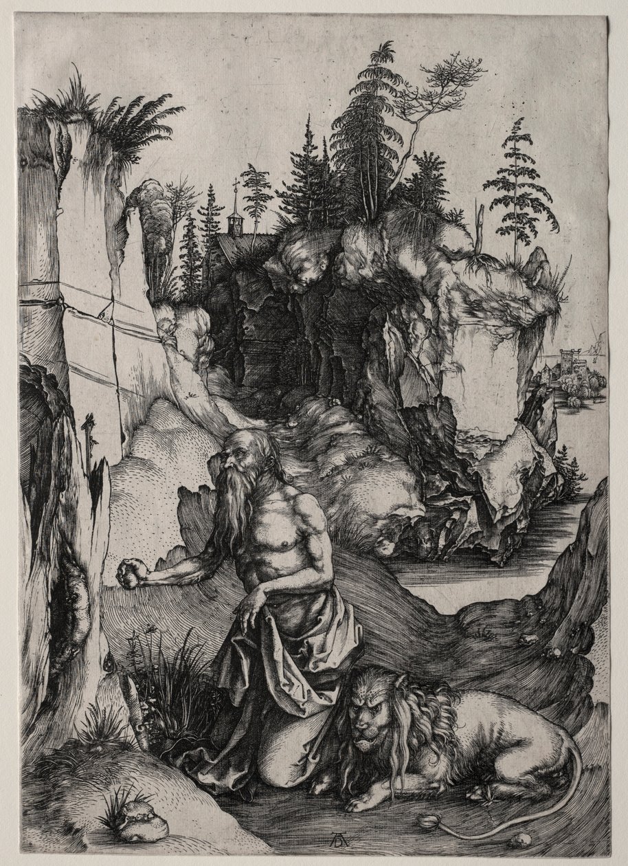 St. Hieronymus i bot, ca. 1497. av Albrecht Dürer