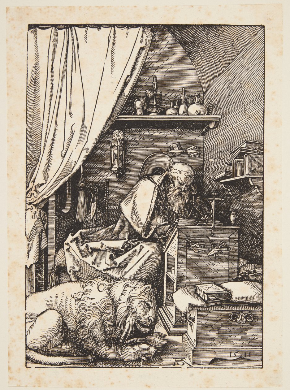 St. Hieronymus i sin celle av Albrecht Dürer