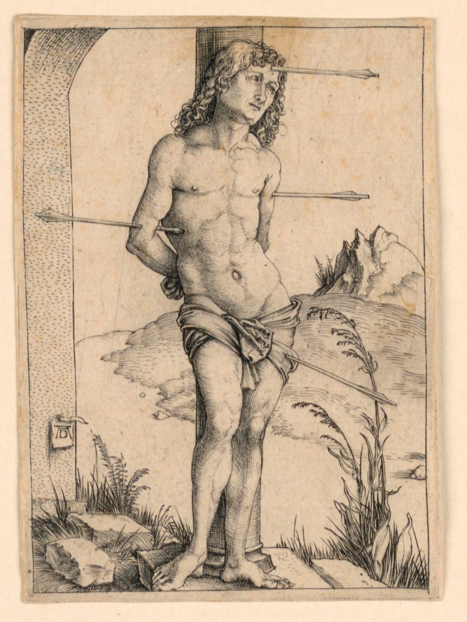 St. Sebastian ved Søylen av Albrecht Dürer