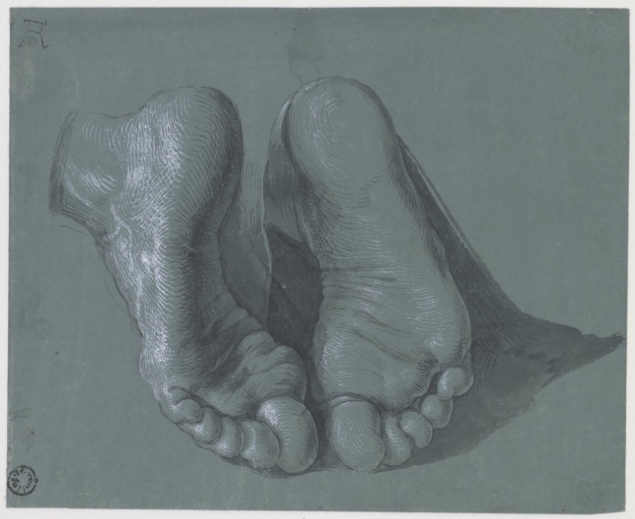Study of Two Feet, ca. 1508 av Albrecht Dürer