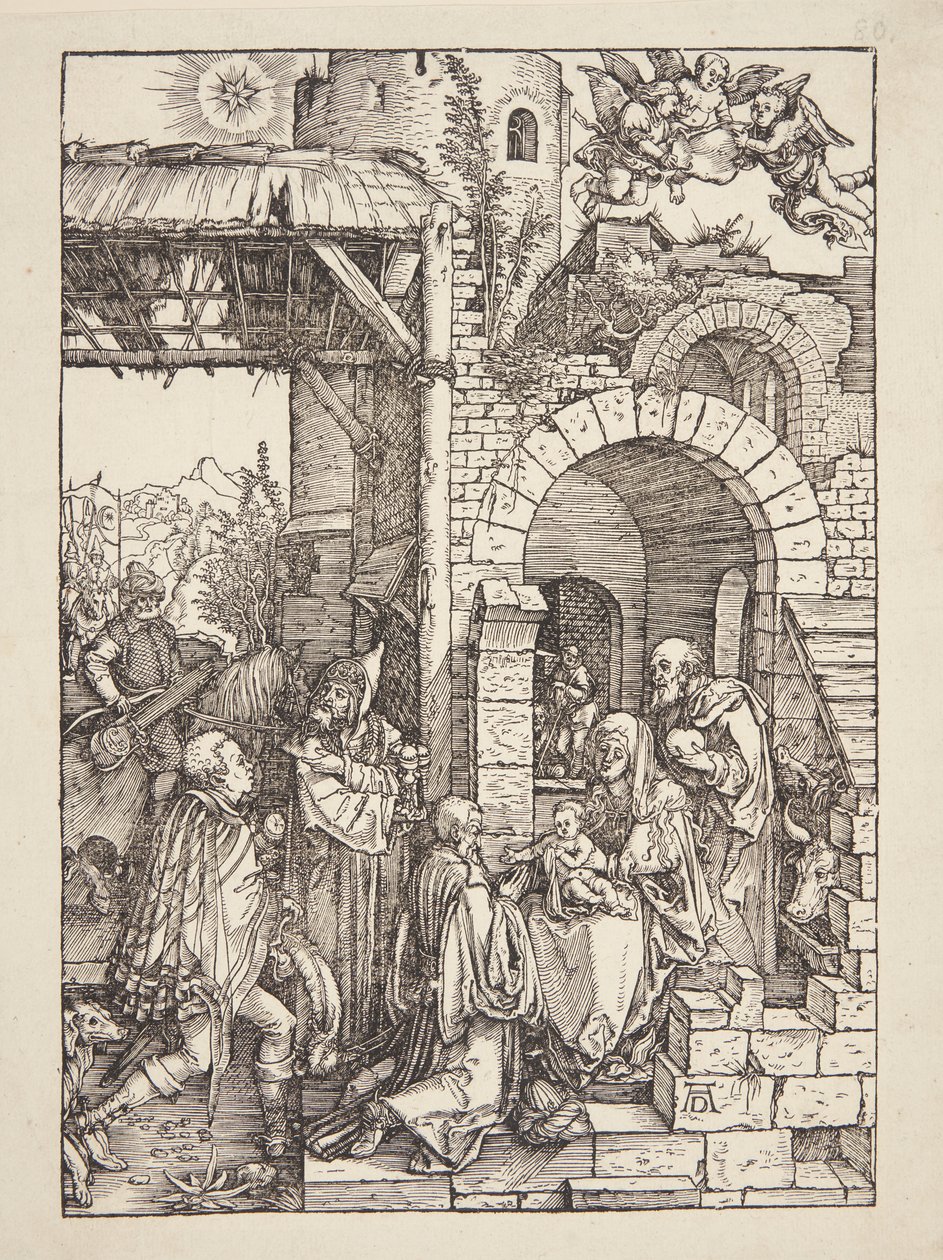 Tilbedelsen av magiene av Albrecht Dürer