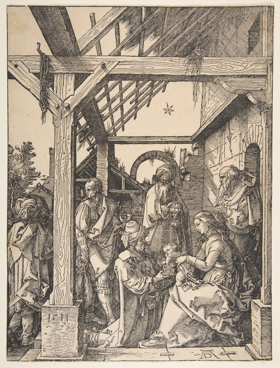 The Adoration of the Magi, 1511. av Albrecht Dürer