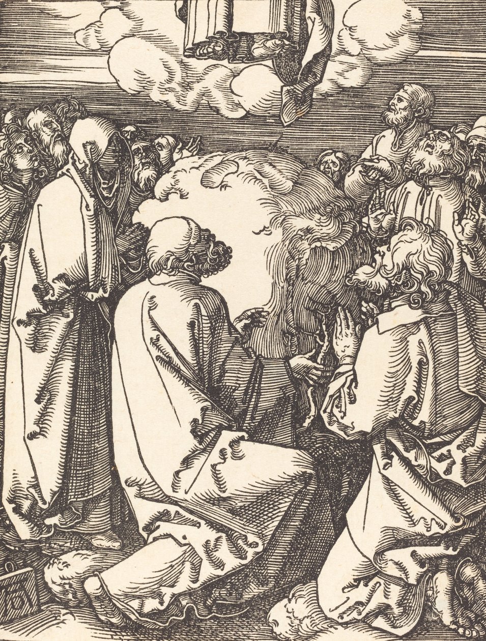 Himmelfarten, sannsynligvis ca. 15091510. av Albrecht Dürer