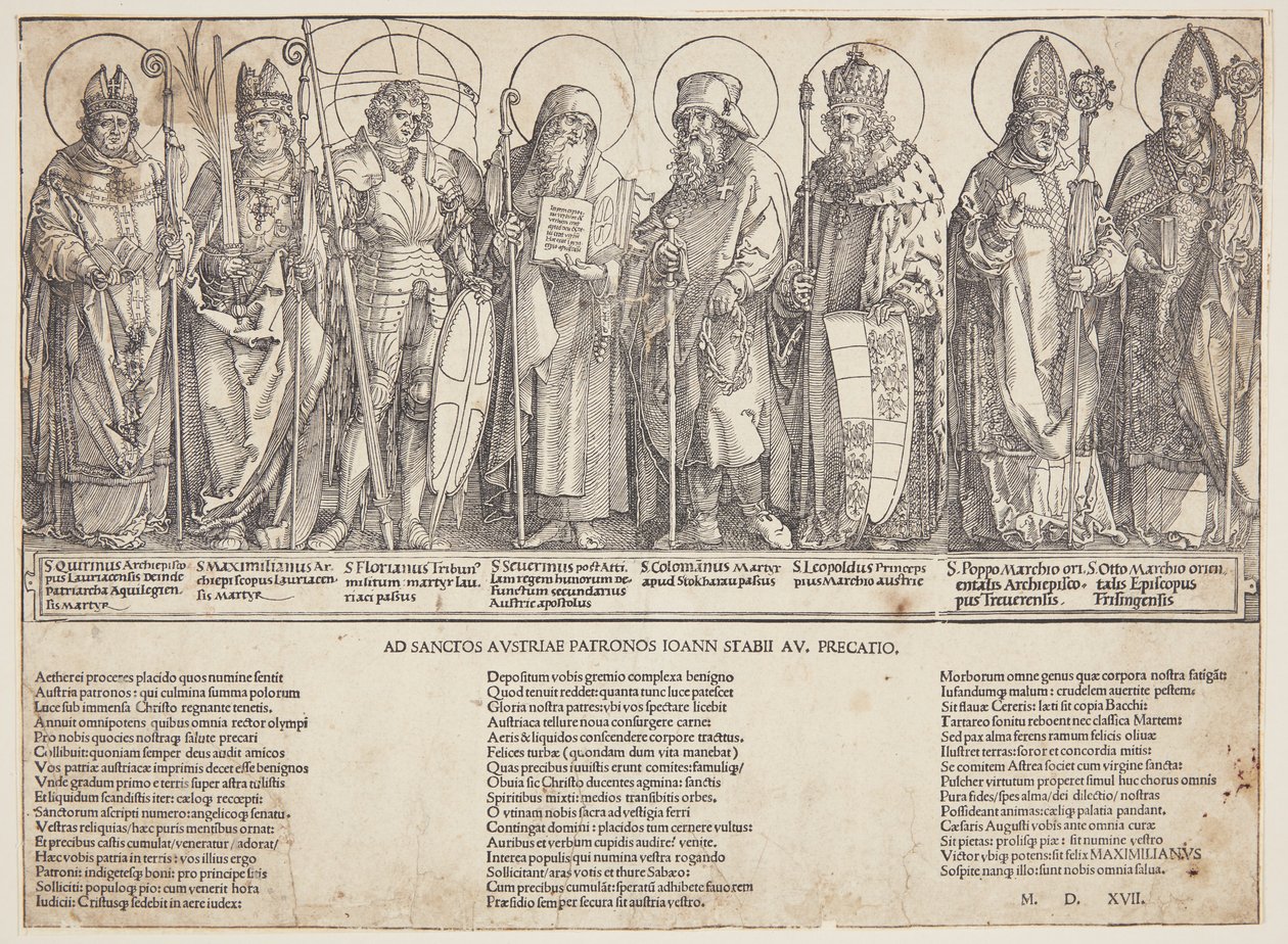 De østerrikske helgenene av Albrecht Dürer