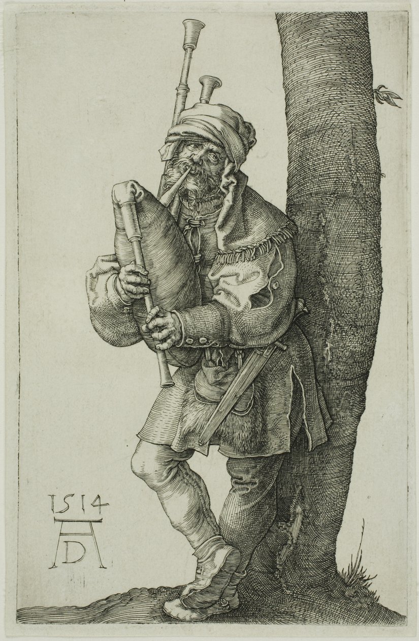 The Bag-Piper av Albrecht Dürer