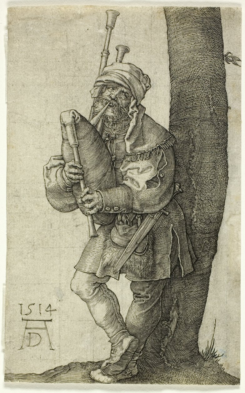 The Bag-Piper av Albrecht Dürer