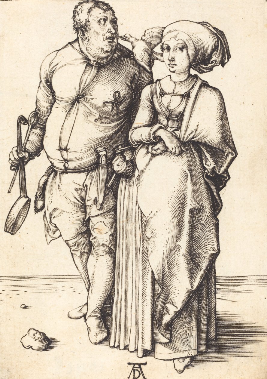 Kokken og hans kone, ca. 14961497. av Albrecht Dürer