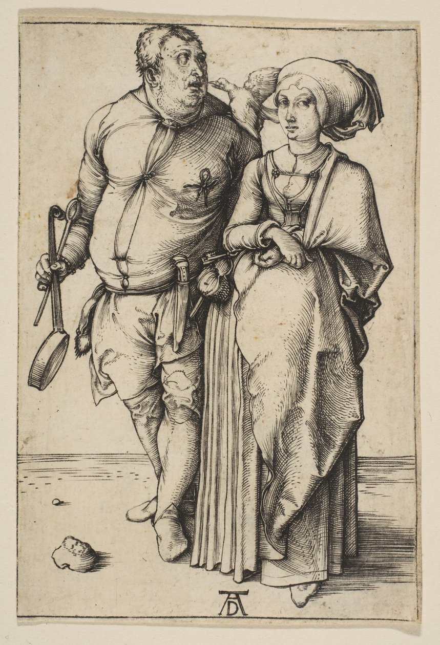 Kokken og hans kone, ca. 1496. av Albrecht Dürer