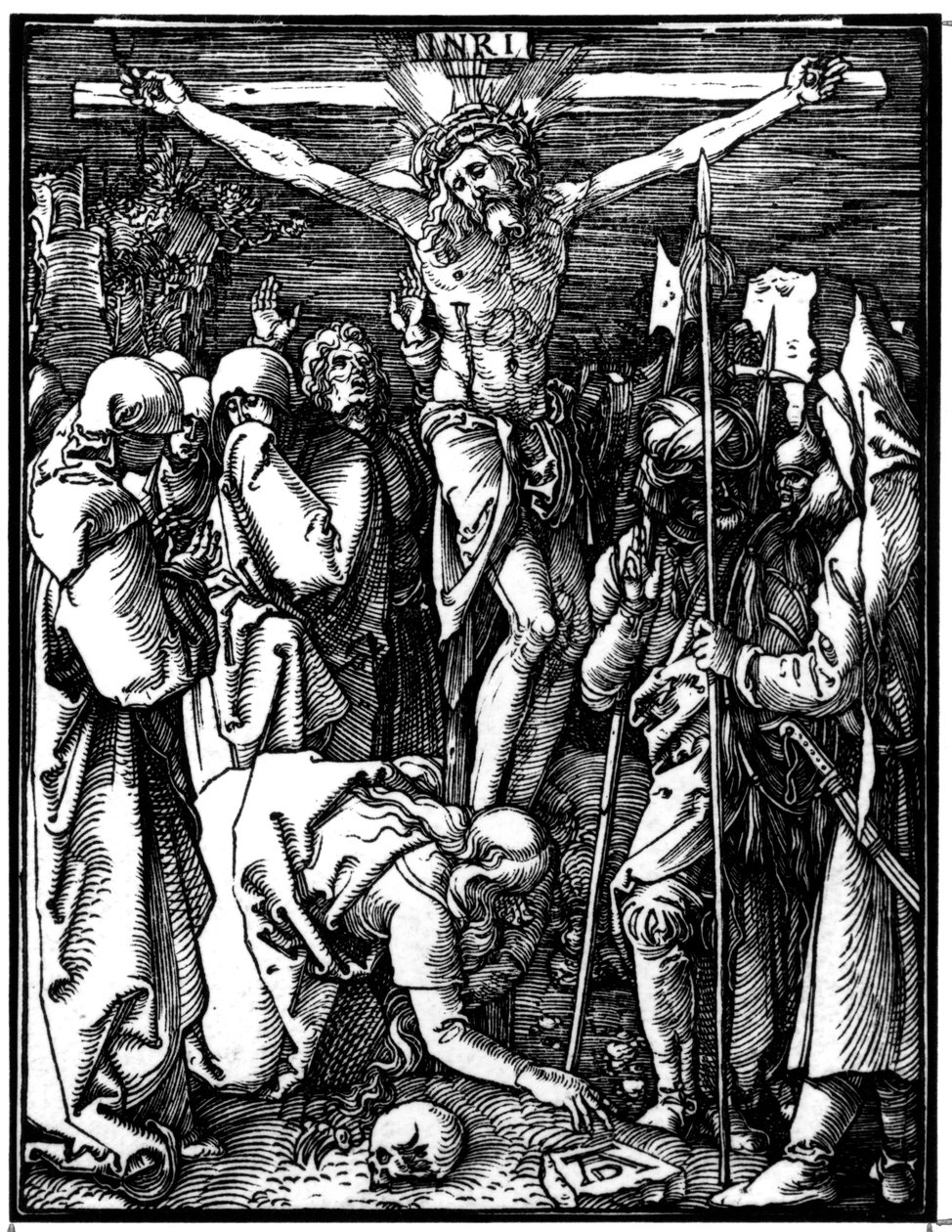 Korsfestelsen, fra Den lille lidenskapen, ca. 1509-11 av Albrecht Dürer