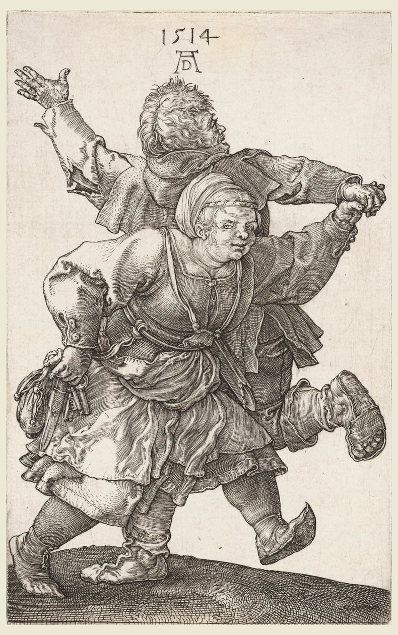 De dansende bøndene av Albrecht Dürer