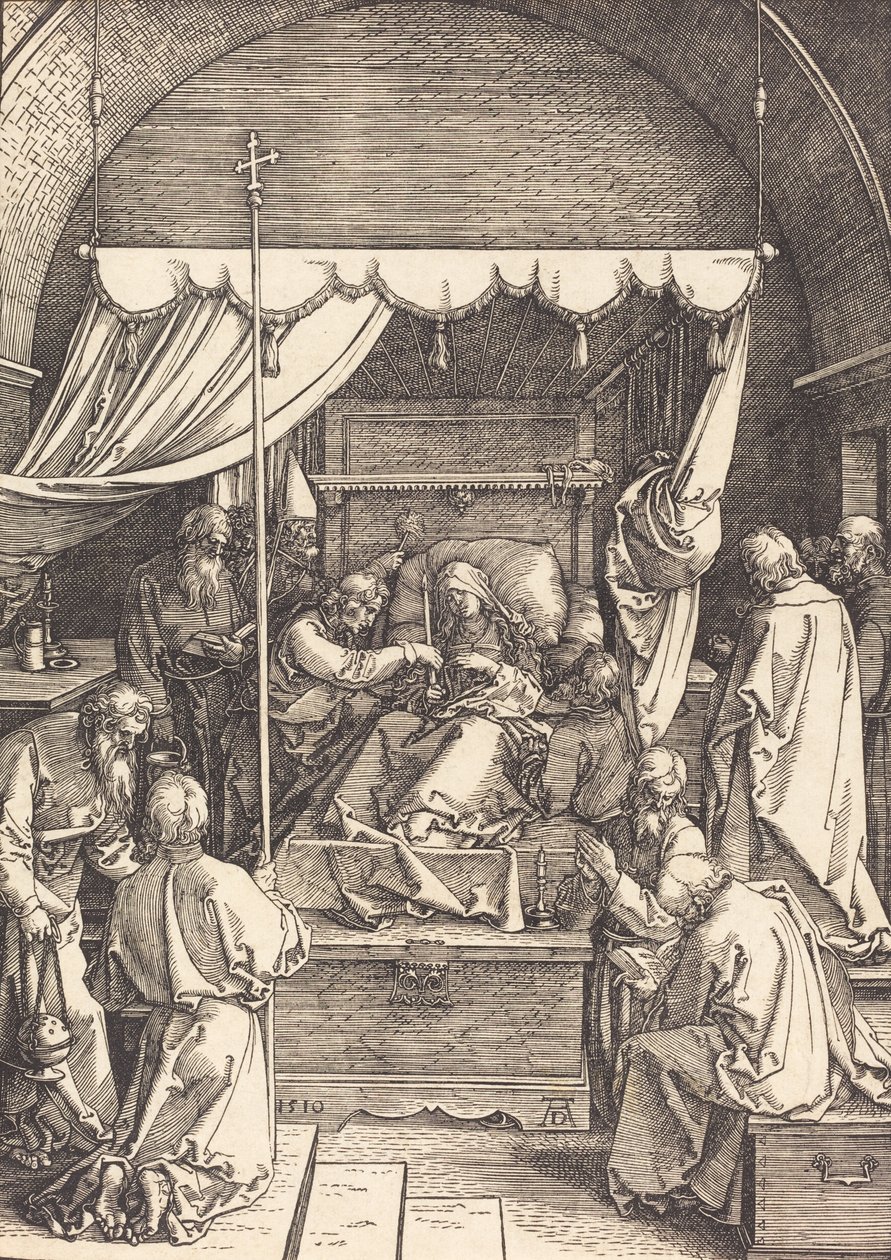 Jomfruens død, 1510. av Albrecht Dürer