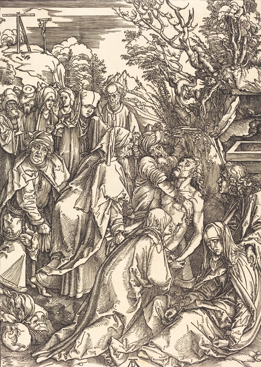 Deponeringen, ca. 1497. av Albrecht Dürer