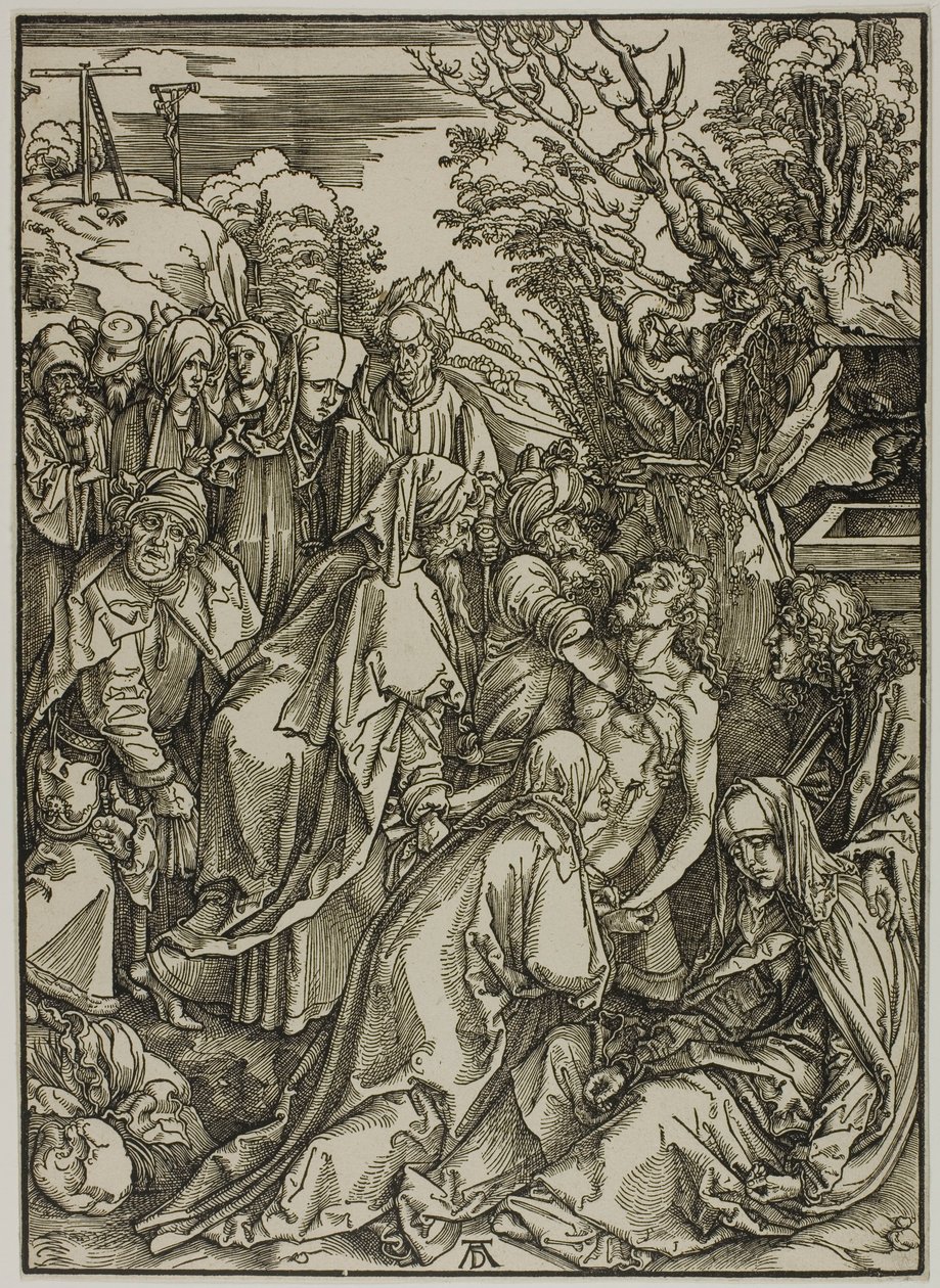 The Deposition, fra The Large Passion av Albrecht Dürer