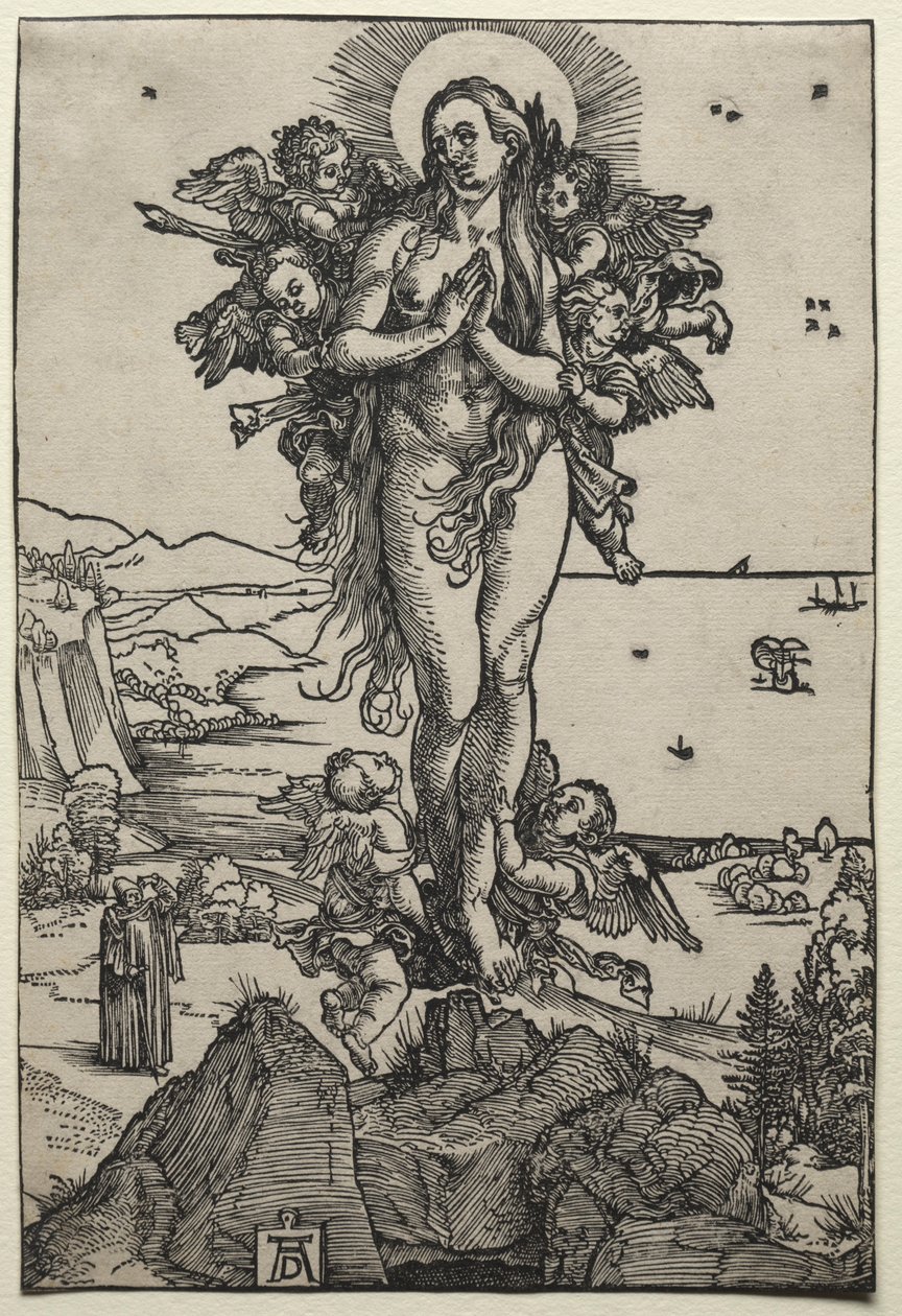 Ekstasen til Maria Magdalena, 1501-1504. av Albrecht Dürer