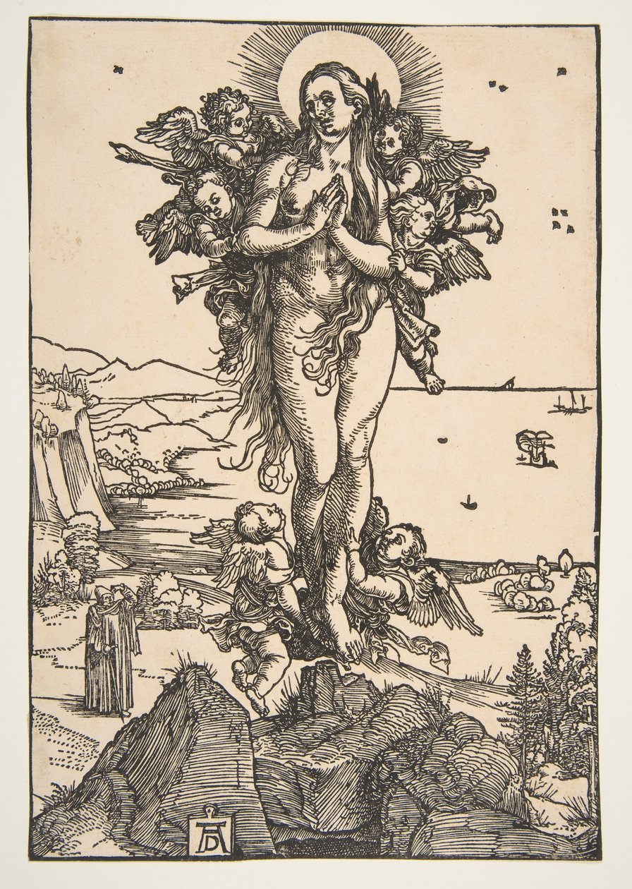 Høyden av den hellige Maria Magdalen.n.d. av Albrecht Dürer