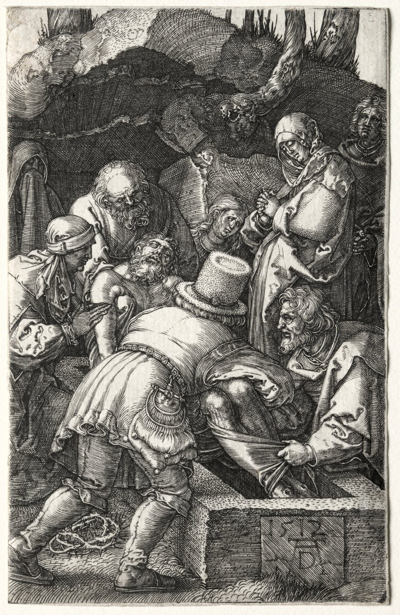 Gravleggingen, 1512. av Albrecht Dürer