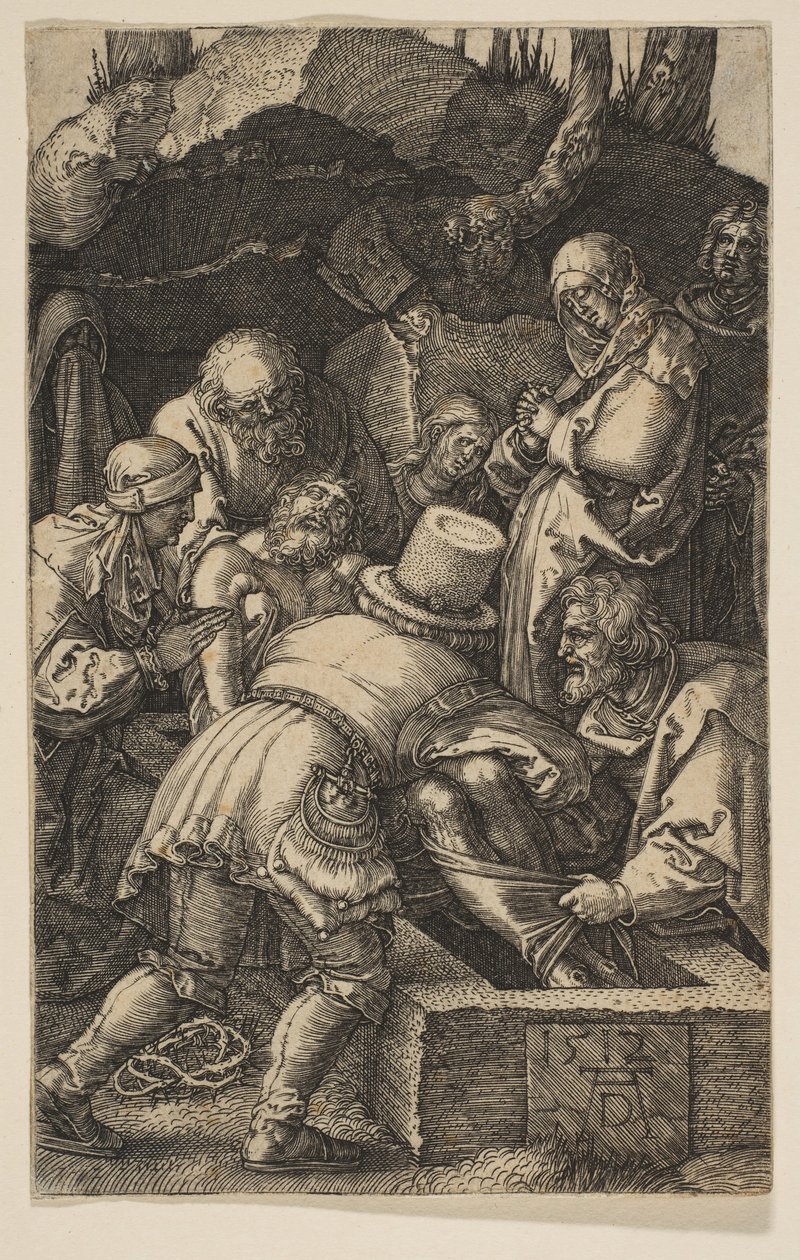 Entombment, fra The Passion, 1512. av Albrecht Dürer