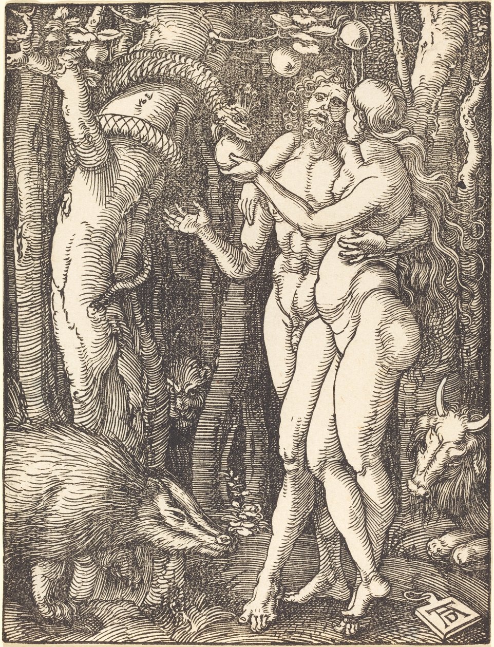 Menneskets fall av Albrecht Dürer