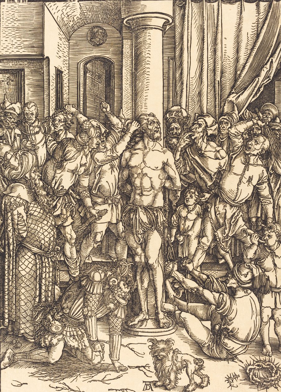 Flageleringen, ca. 1497. av Albrecht Dürer