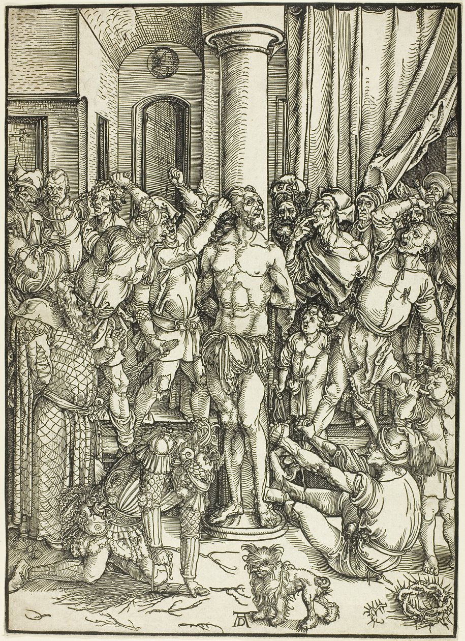 The Flagelation, fra The Large Passion av Albrecht Dürer