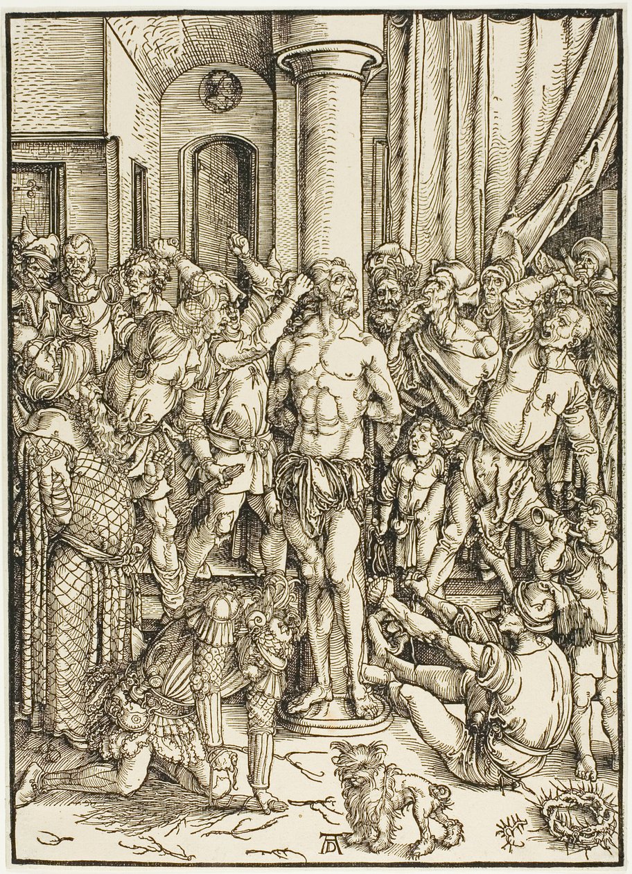 The Flagelation, fra The Large Passion av Albrecht Dürer