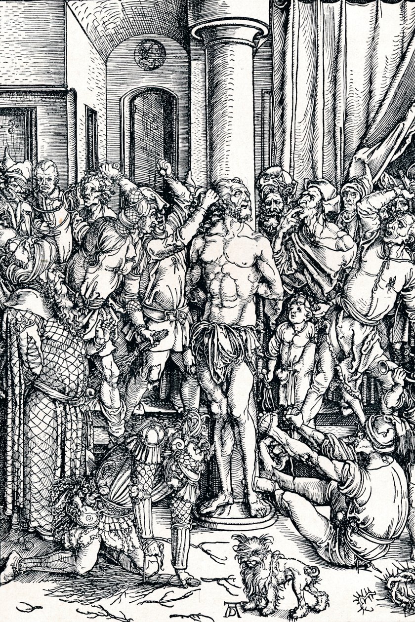 The Flagelation of Christ, 1498 1906 av Albrecht Dürer