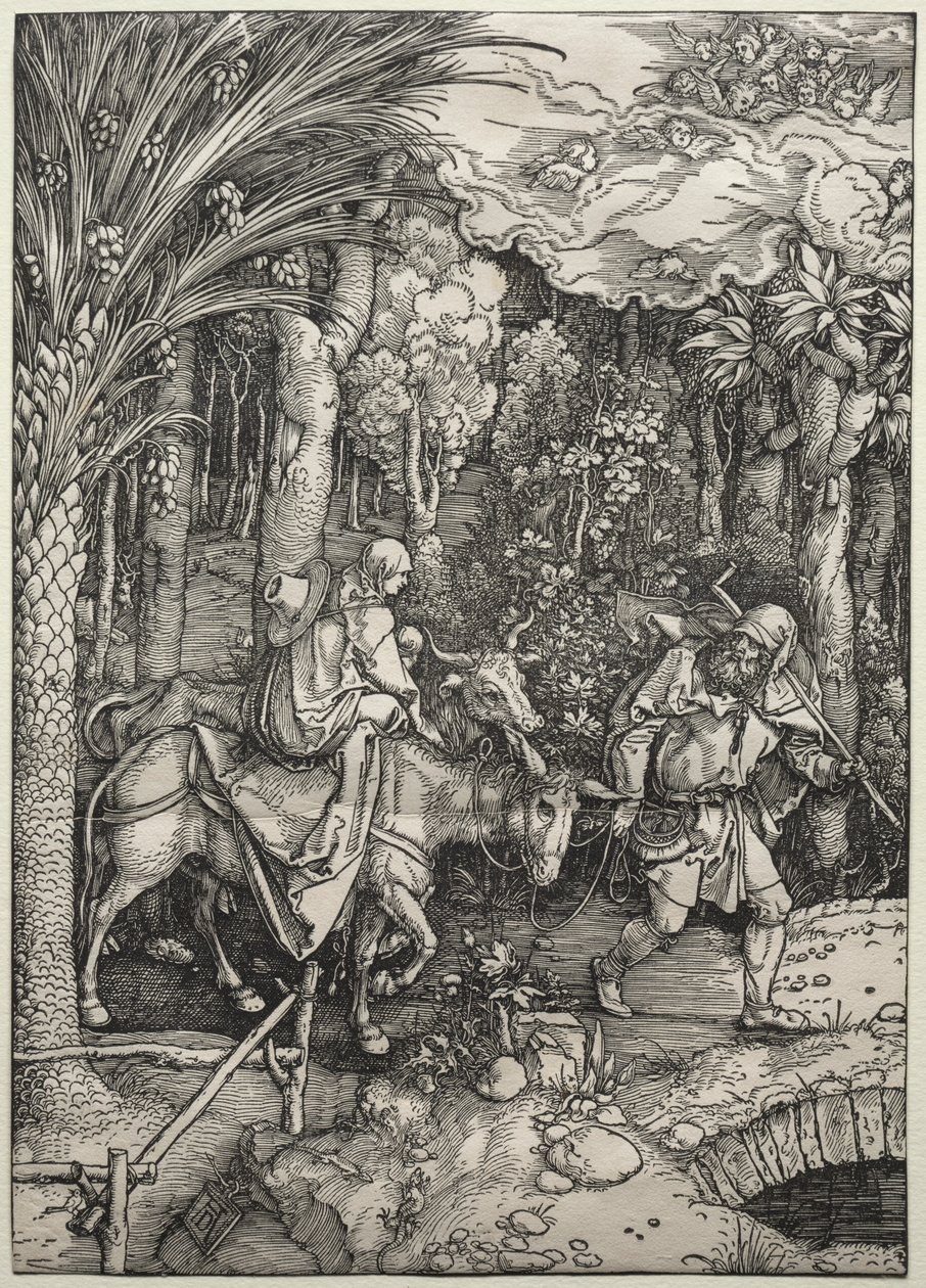 Flukten til Egypt, ca. 1503-1505. av Albrecht Dürer